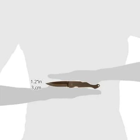 01BO035 Anti-MC Folding Knife with 3-1/4 in. Straight Edge Blade