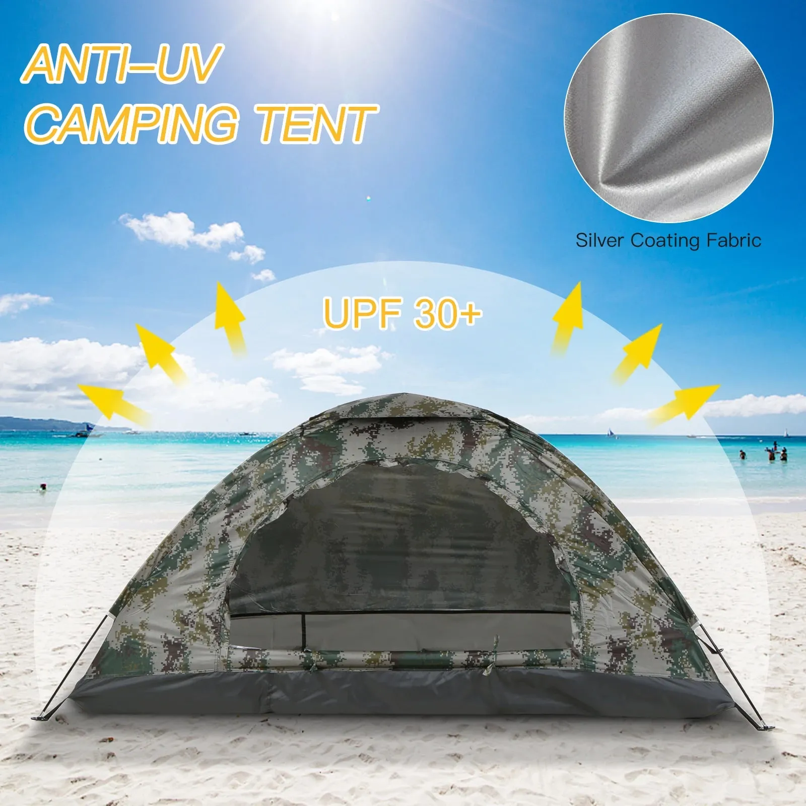 1 Or 2 Person Ultralight Camping Tent