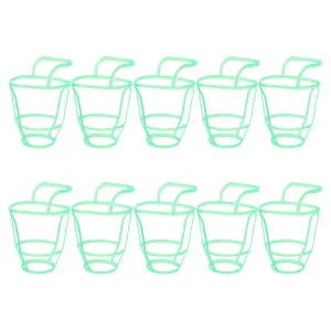 10-Pack Hospital Net Bag Plastic Drip Bottle Cover Saline Bottle Hanging Net Medical Holder Cover Medical Equipment Prevents Slippage 100ml