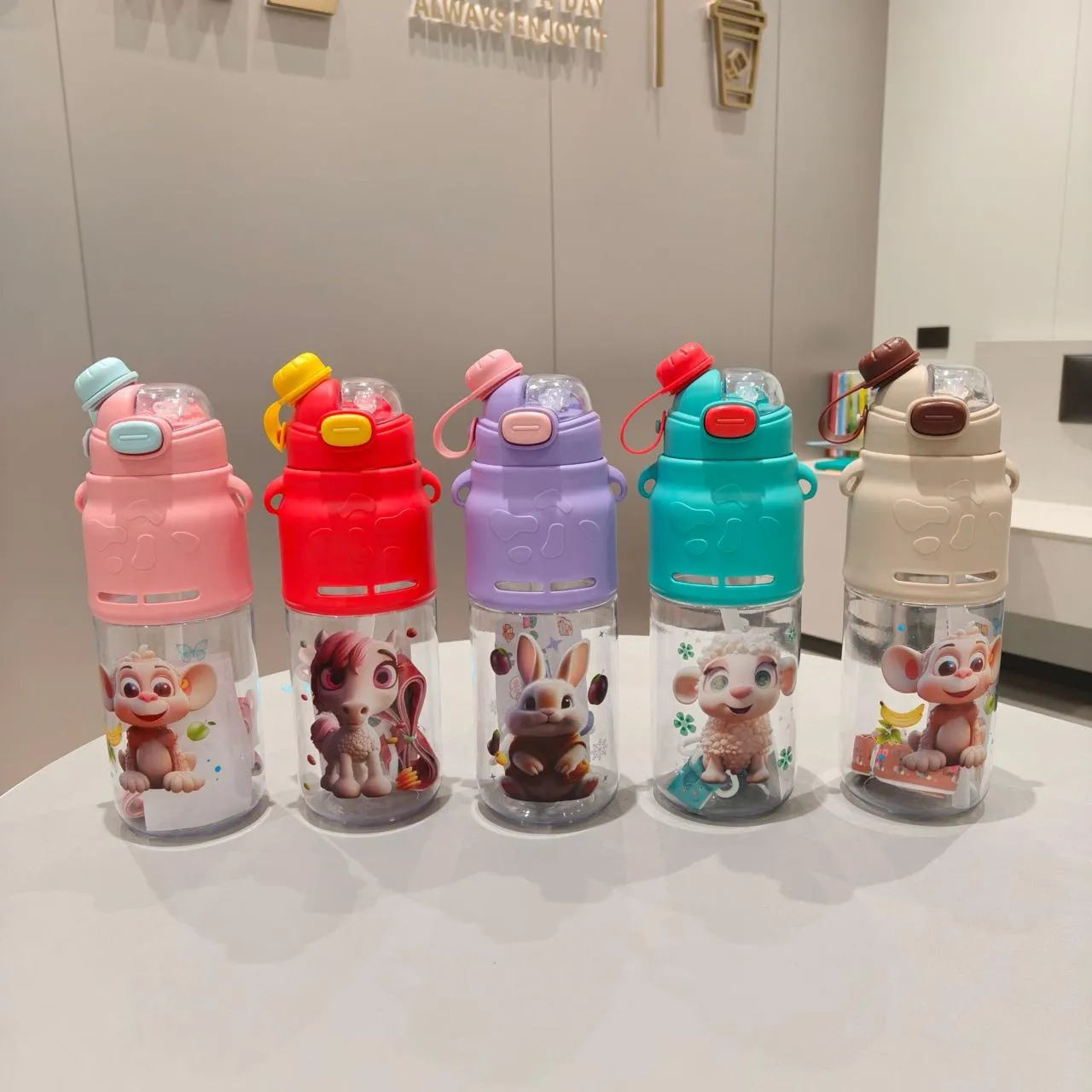 1000ML 2-in-1 Plastic Bottle