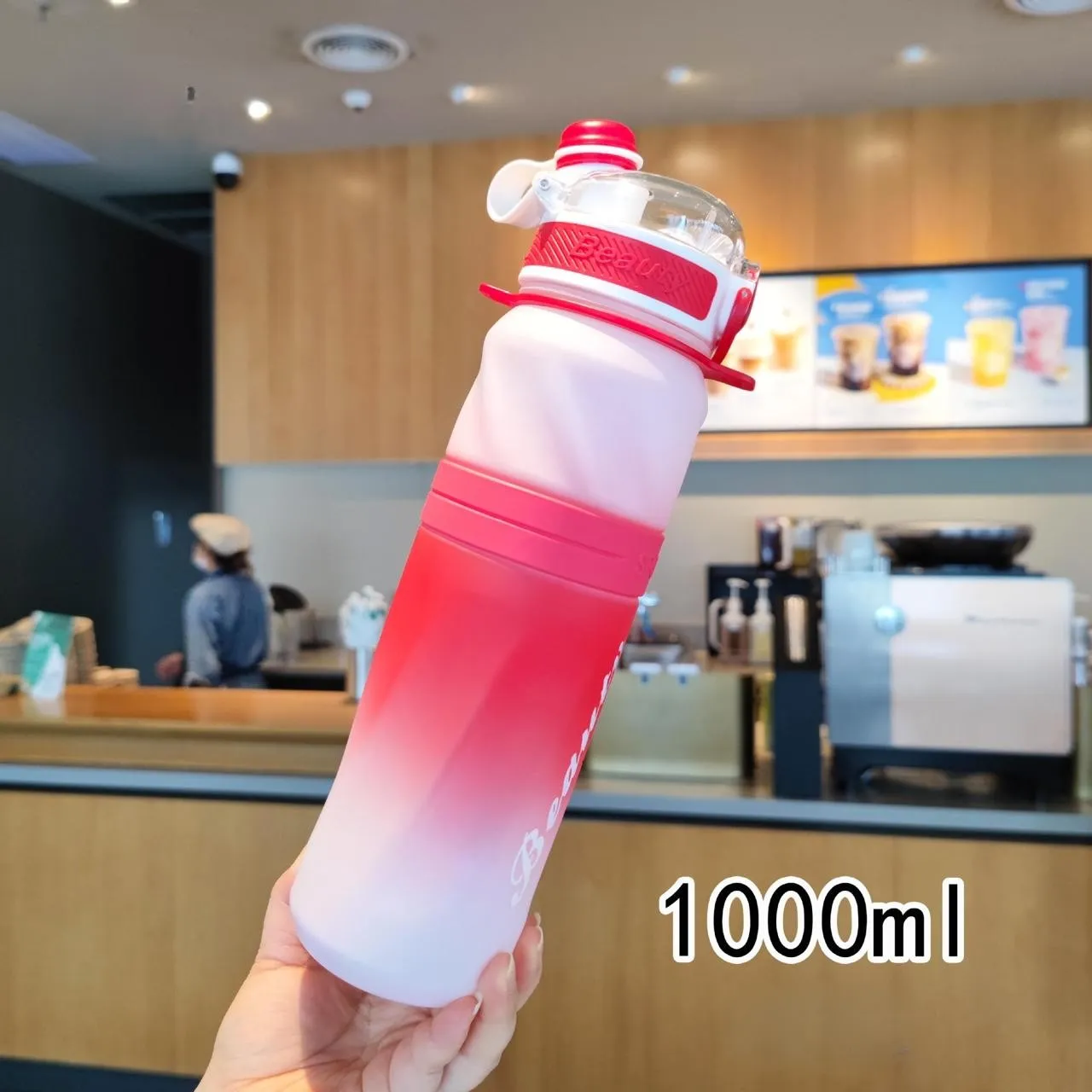 1000ML Sports Plastic Water Bottle