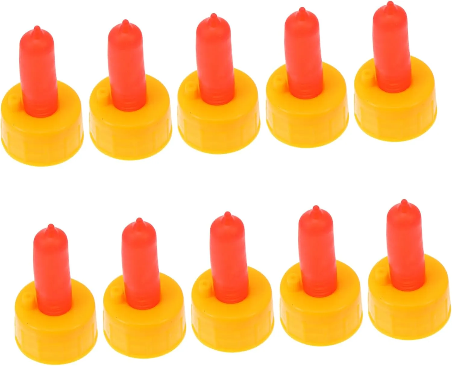 10pcs Goat Pacifier Milk Chicken Livestock Animal Chick Feeders Mammal Cooler Cow Nursing Bottle Puppy Kitten Whelping Kit Breast Food Bowl Rabbit Plate Miracle Quail Red Plastic