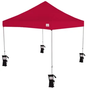 10x10 Recreational Grade Steel Pop Up Canopy Tent with Weight Bags - TL