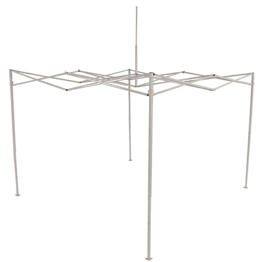 10x10 Recreational Grade Steel Pop Up Canopy Tent with Weight Bags - TL