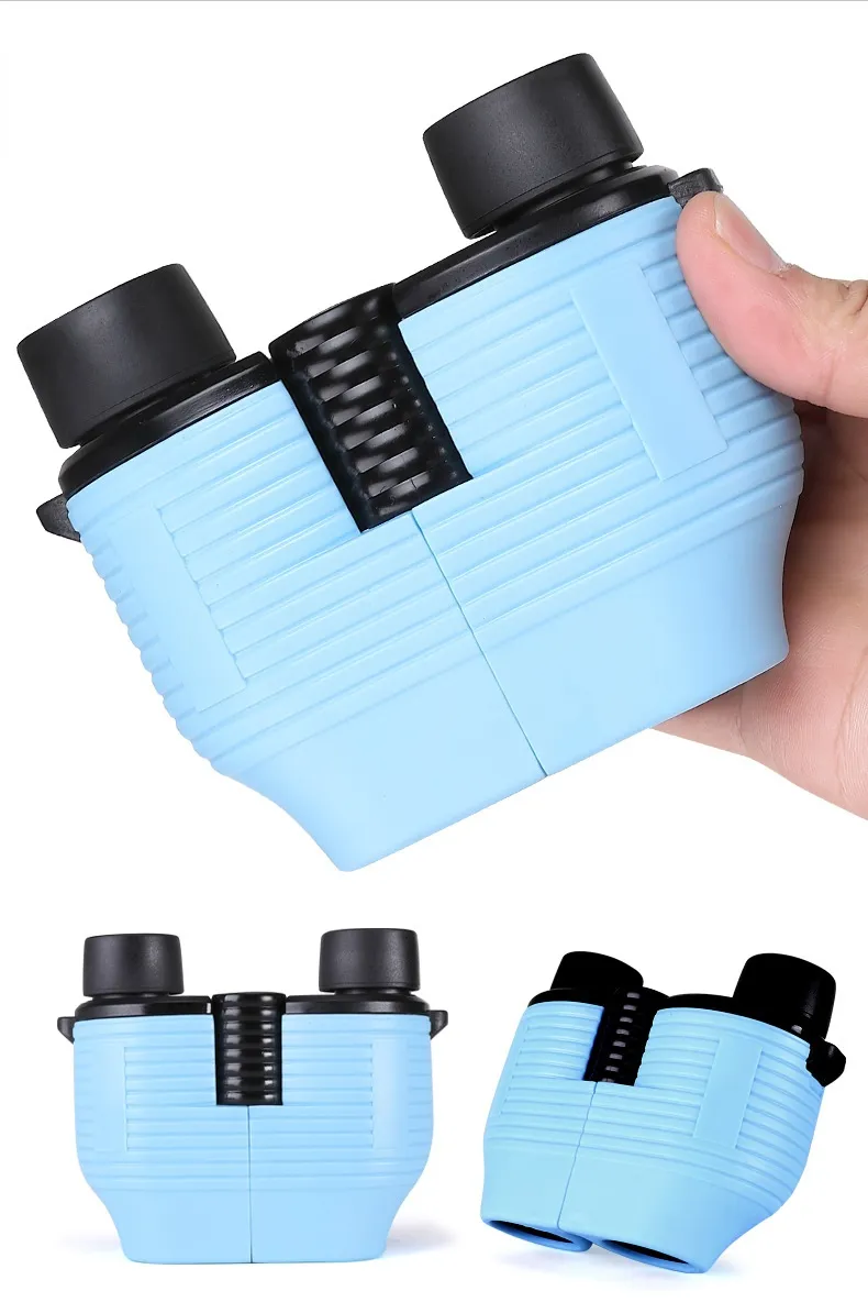 10x25 Binoculars Children's Low Light Night Vision Outdoor Travel High Magnification Fixed Focus Telescope