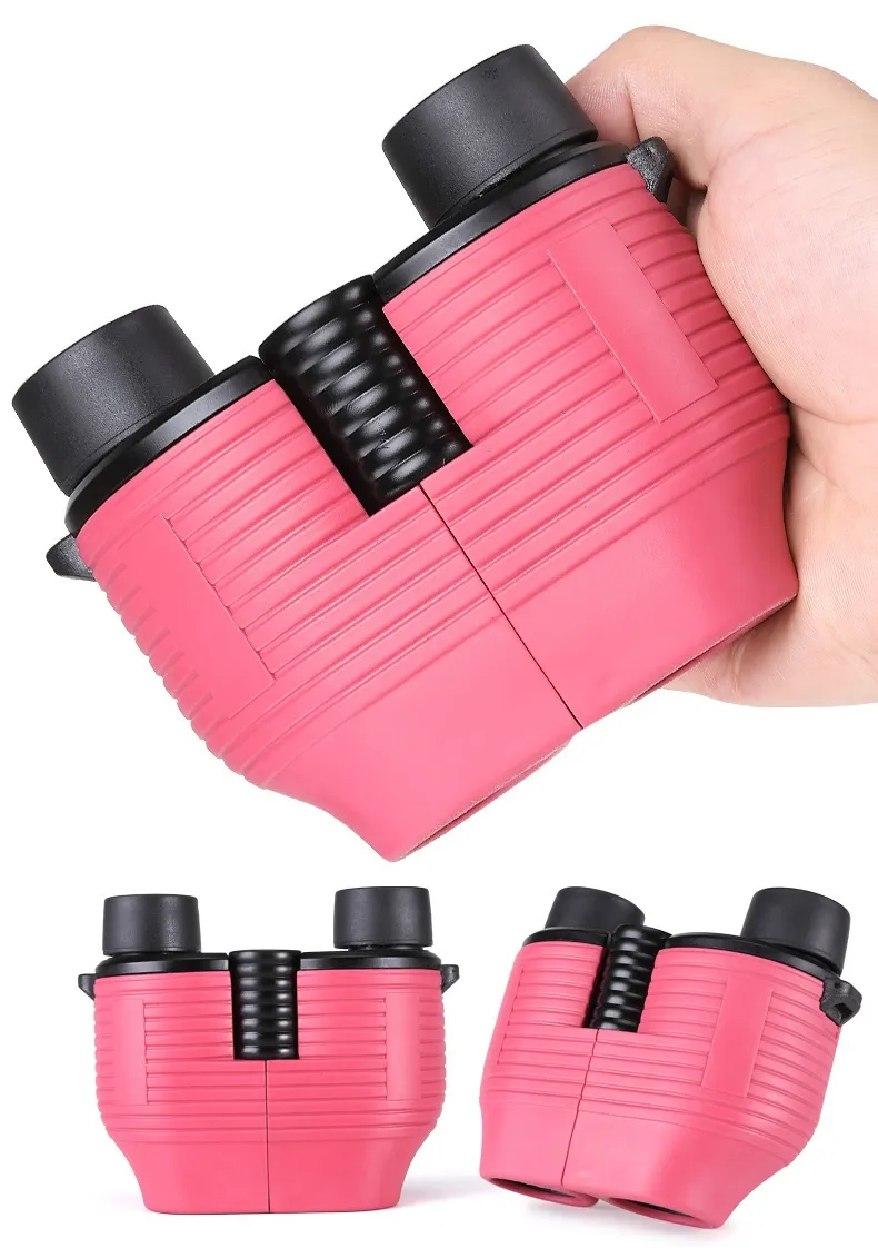10x25 Binoculars Children's Low Light Night Vision Outdoor Travel High Magnification Fixed Focus Telescope