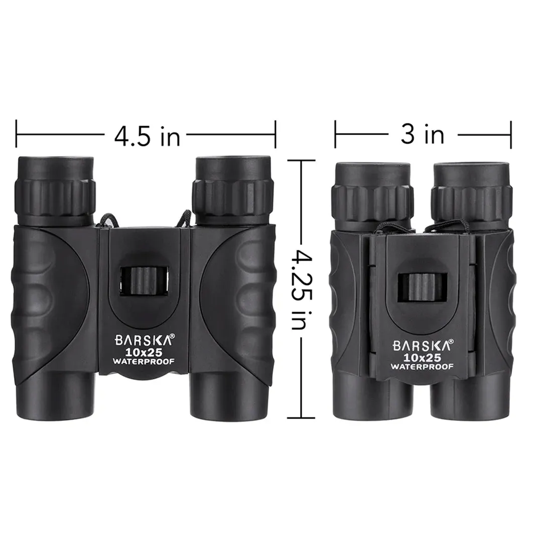 10x25mm Blueline Colorado Compact Waterproof Binoculars, Available in 5 Colors | AB12725, AB12418, AB12726, CO10696