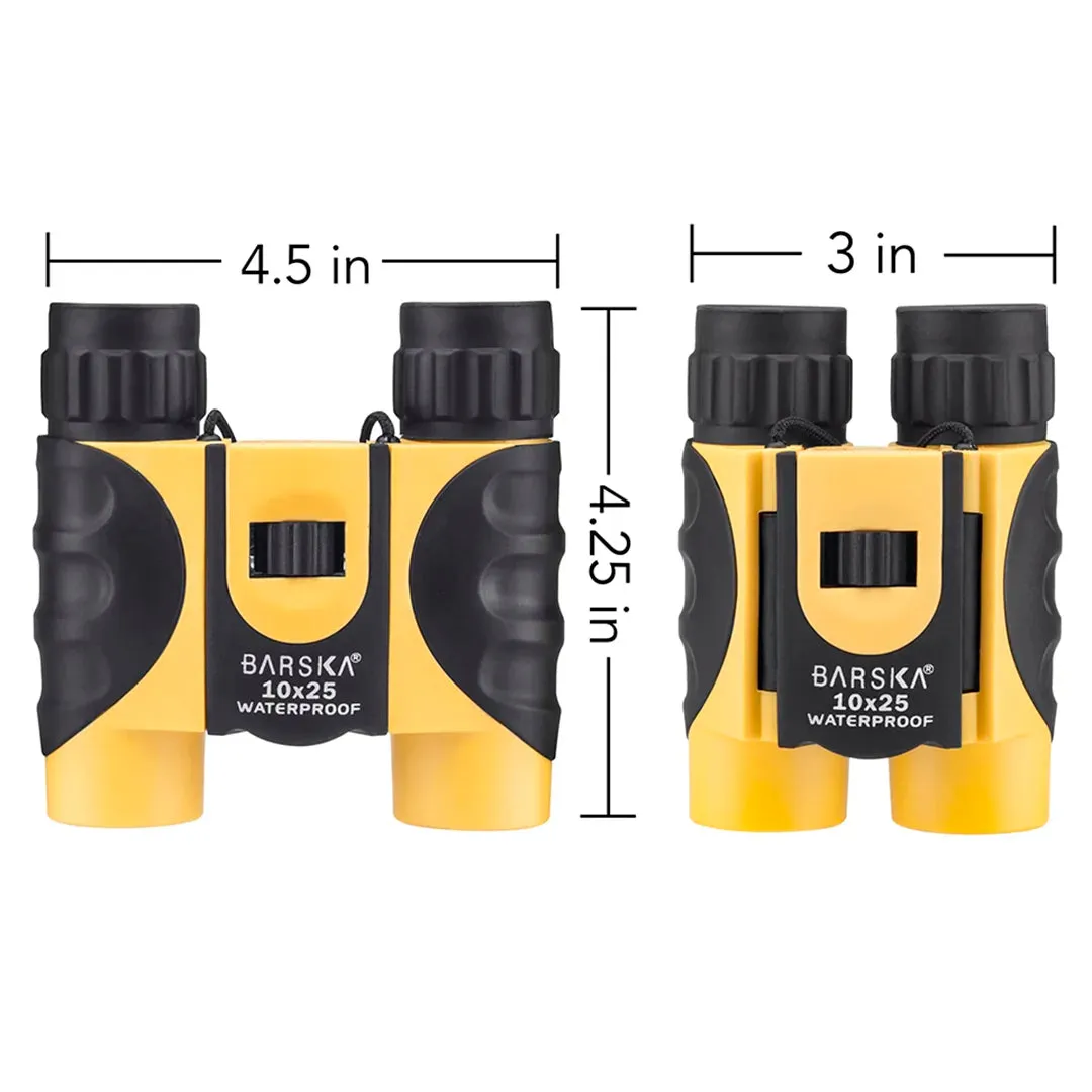 10x25mm Blueline Colorado Compact Waterproof Binoculars, Available in 5 Colors | AB12725, AB12418, AB12726, CO10696