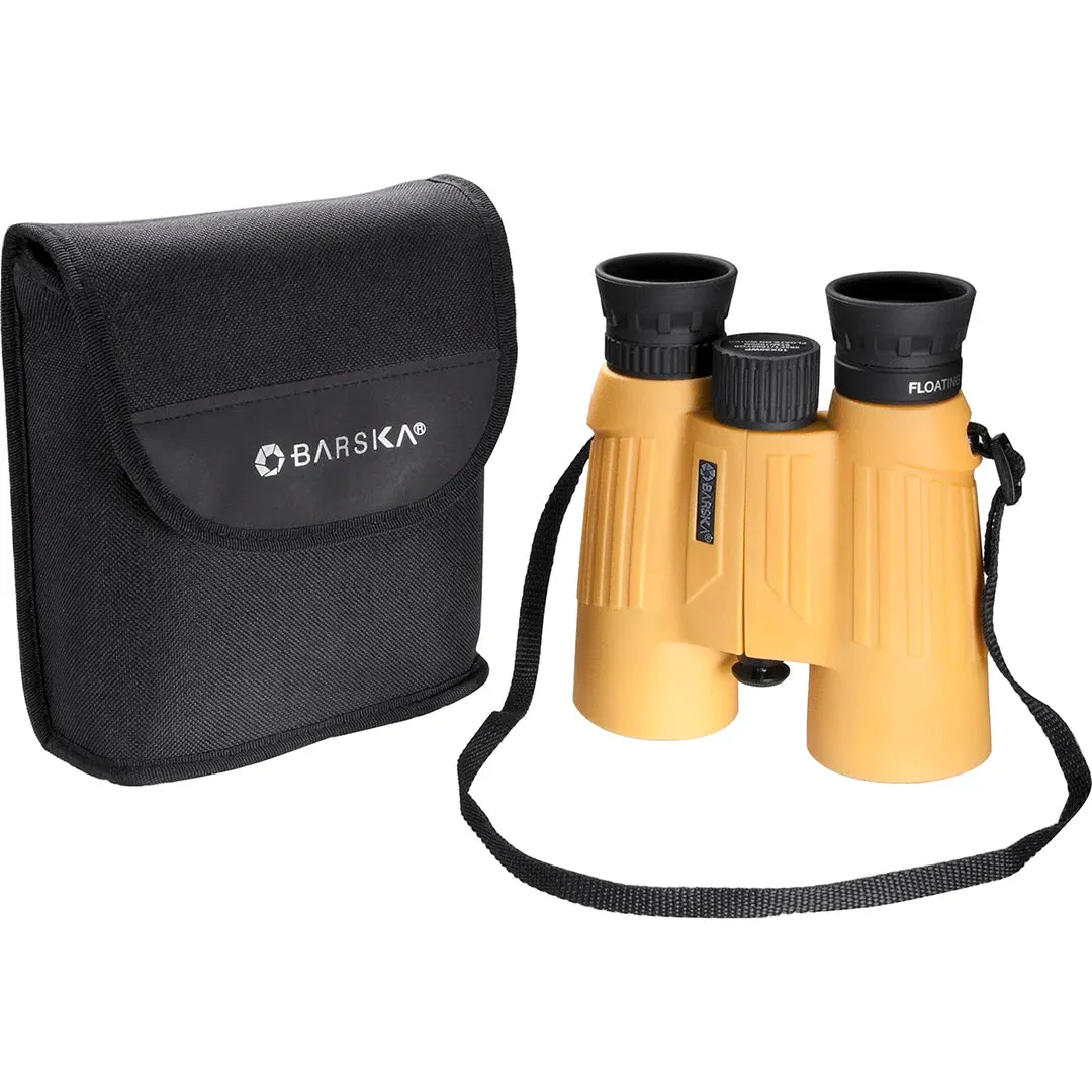 10x30mm Floatmaster Yellow Floating Waterproof Binoculars | AB11092