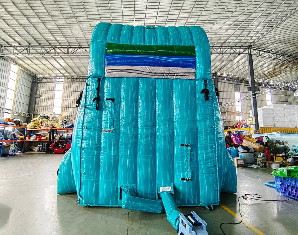 18ft Bahama Wave SL Water Slide with Inflated Splash Pad