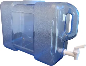 2 or 3 Gallon 3 Gallon Refrigerator Bottle Drinking Water Dispenser w/Faucet Refrigerator Bottle Drinking Water Dispenser with Handle and Faucet - Made in USA (3 Gallon)