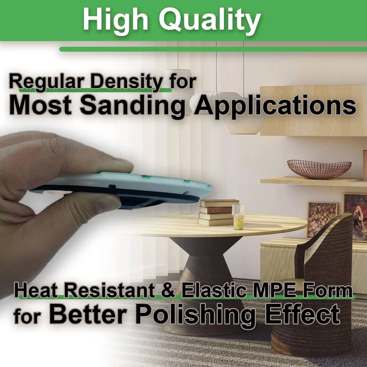 2 Pack Upgraded 202460 6-Inch Hard Back-up Sanding Pad Compatible with Festool ETS EC 150/5 EQ, ETS EC 150/3 EQ, ETS 150/5 EQ, ETS 150/3 EQ Sander, 17/48-Hole Disc