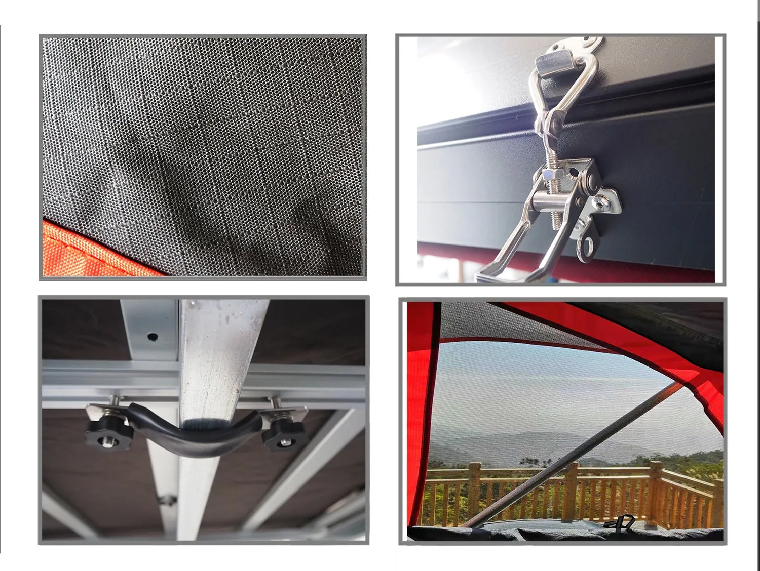 2 People Aluminum Soft shell Car  Roof Top Tent  MOT-T1000