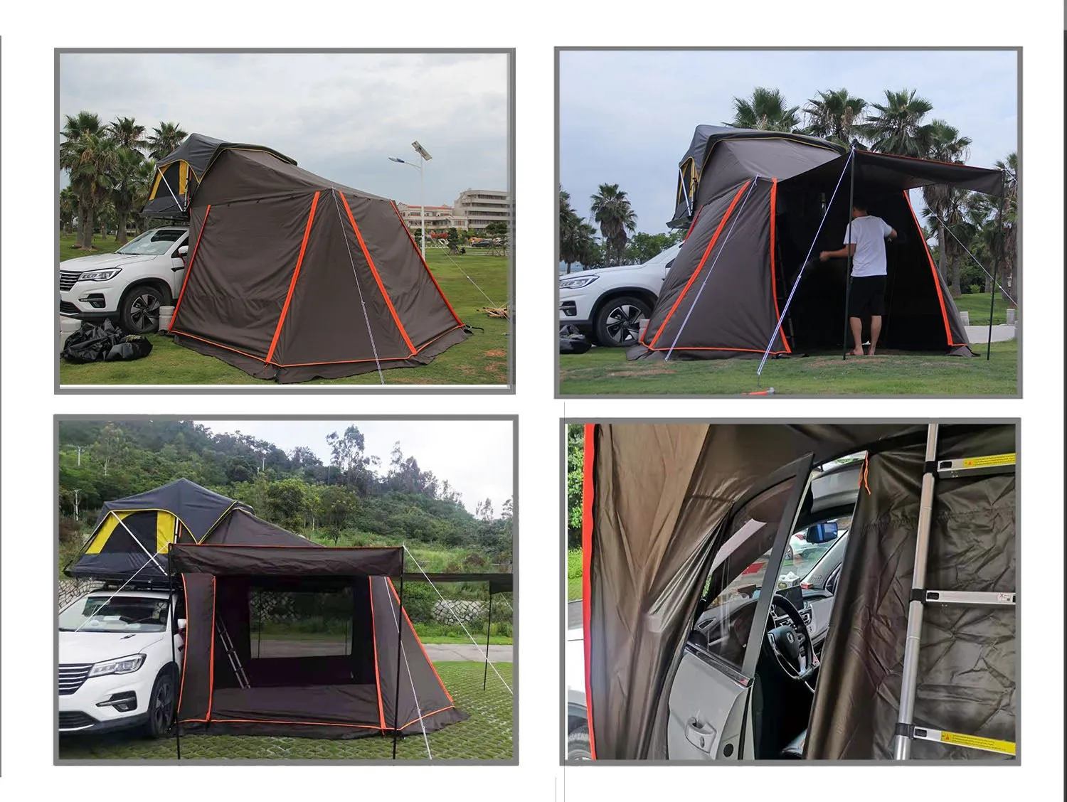 2 People Aluminum Soft shell Car  Roof Top Tent  MOT-T1000