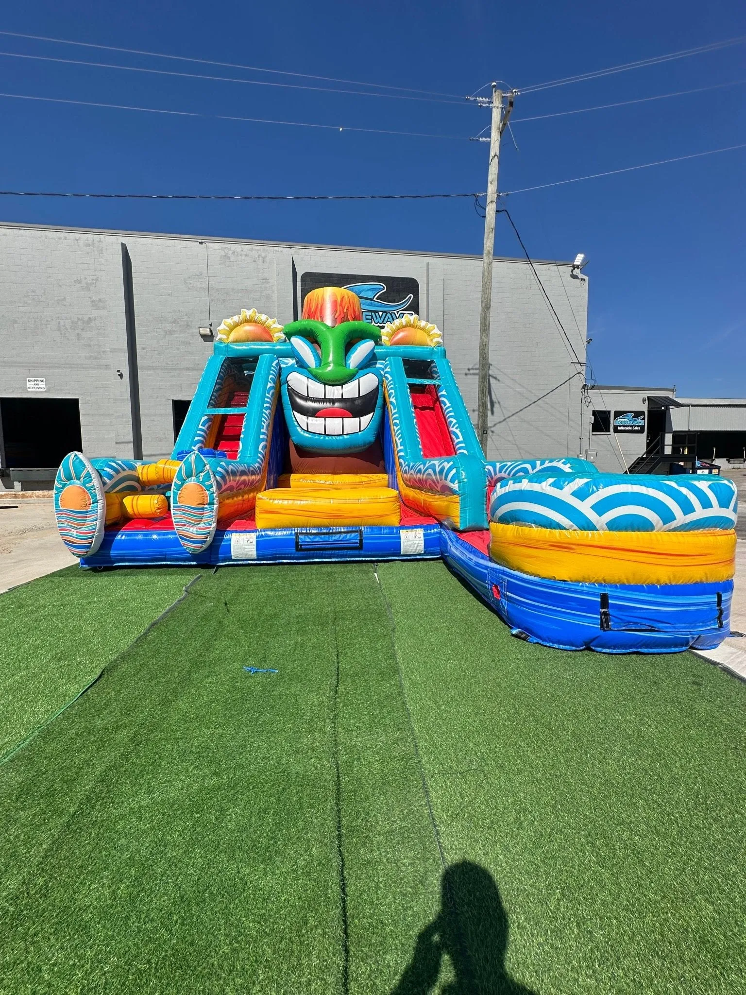20ft Kona Falls Lagoon Commercial Inflatable Water Slide