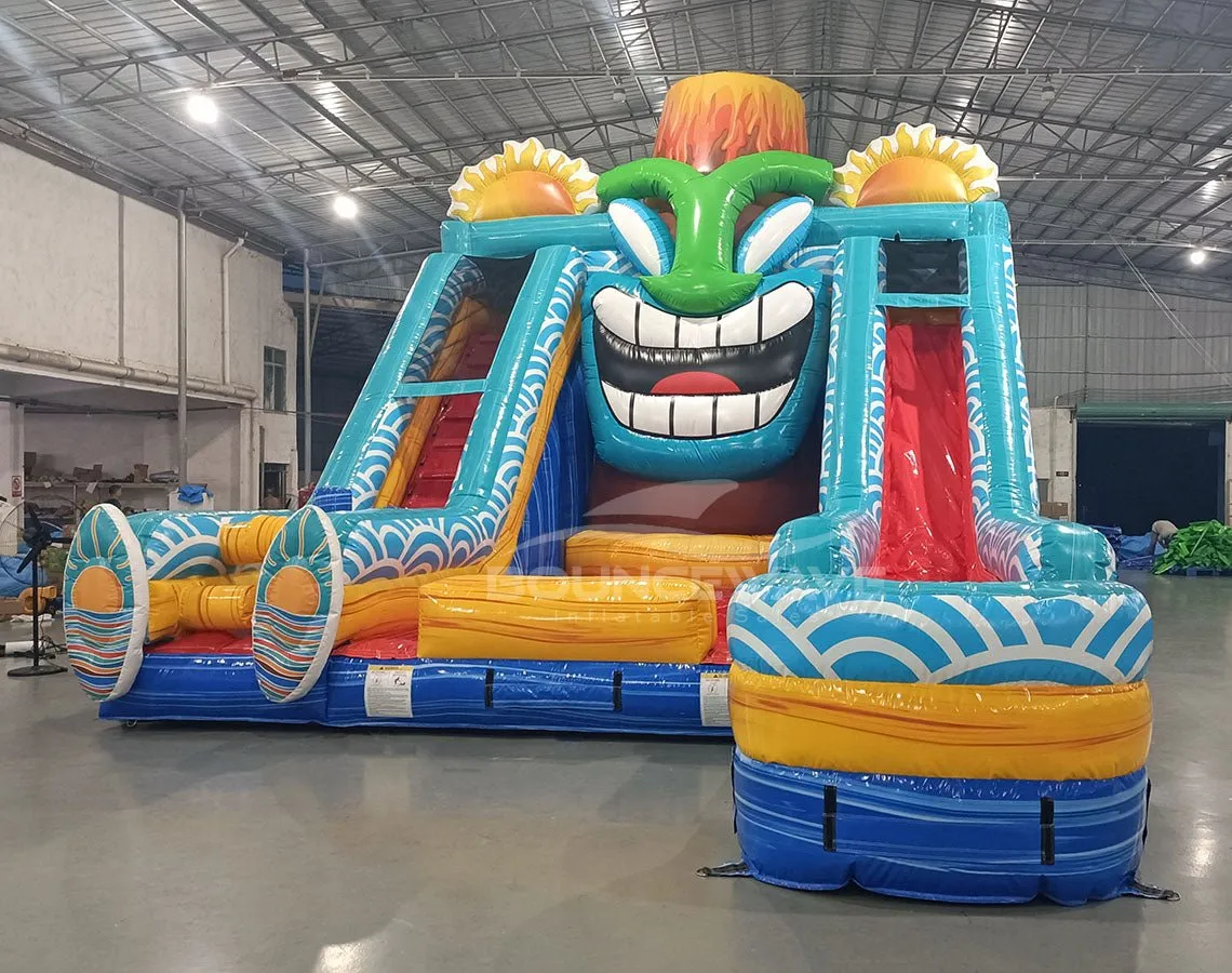 20ft Kona Falls Lagoon Commercial Inflatable Water Slide