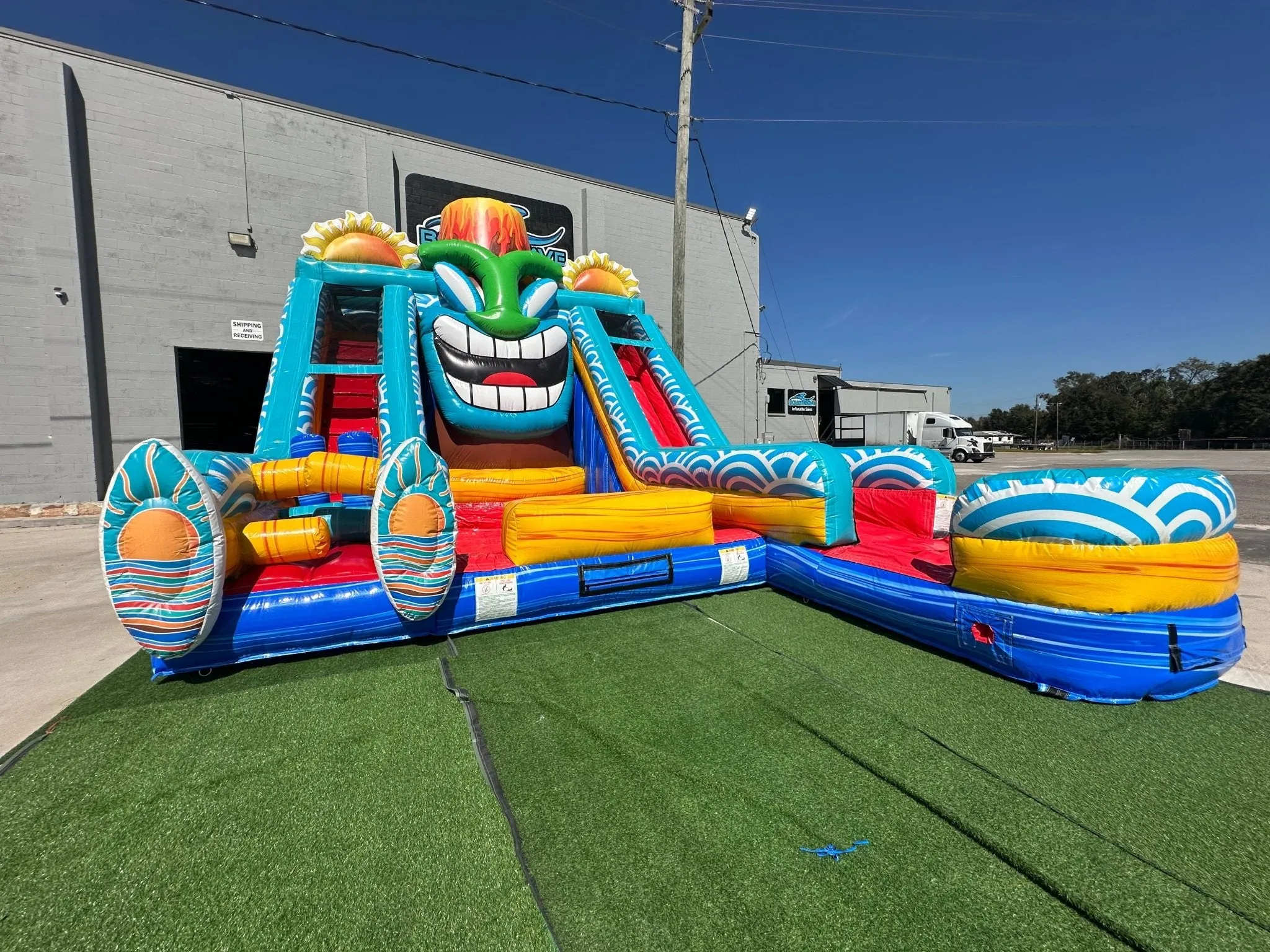20ft Kona Falls Lagoon Commercial Inflatable Water Slide