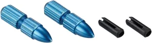 220634 Bicycle Cable Parts Threadlock Inner Cap, Reusable CNC Brake Inner Cap, 2 Pack, Shimano Compatible, Blue