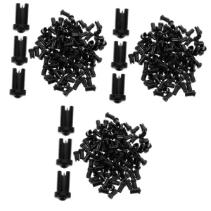 300pcs Eyelash Bottle Needles -blocking Lash Extension Supplies Easy Use Nozzle for Salon Home Precision Dispensing Tools for Eyelash Grafting
