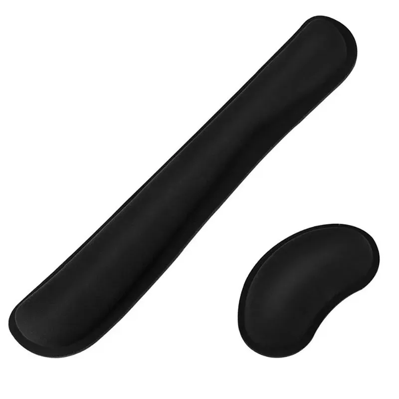 3D Ergonomic Gaming Mouse Pad with Silica Gel Wrist Rest - Memory Foam Support