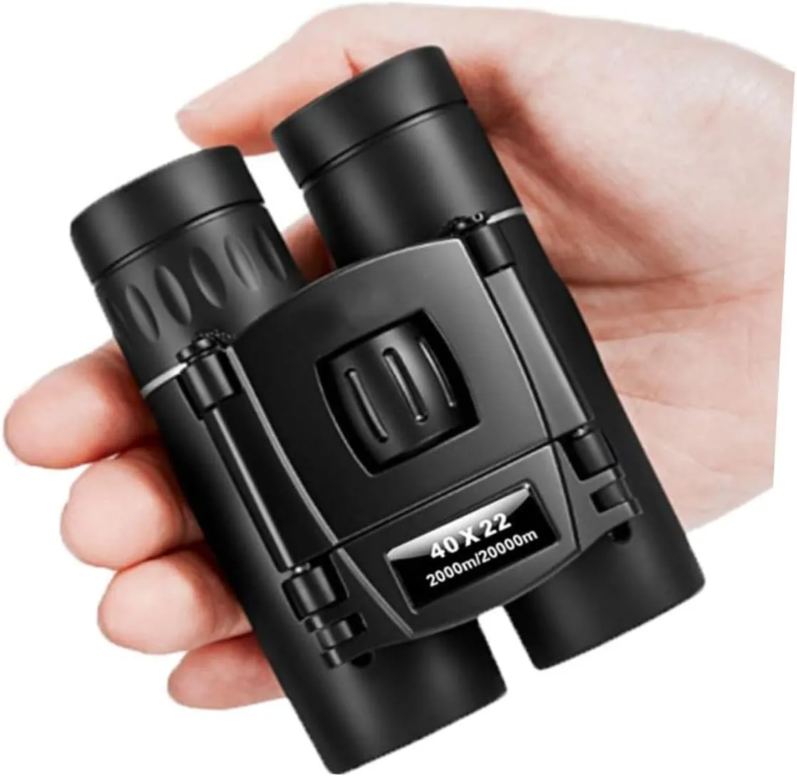 3pcs Binoculars Pocket Binocular Goggles Sightseeing Binocular Safety Goggles for High Definition Binocular Telescope Hunting Binocular Bunoculars Black Metal (Blackx3pcs 9X10X3.5CMx3pcs)