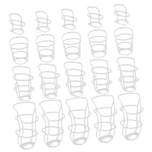 40pcs Infusion Bottle Hanging Net Saline Drip Holder Bottle Net Cover Saline Net Holder Plastic Bottle Holder Drip Stand Mesh Saline Drip Mesh Saline Nets Mesh Net for Saline