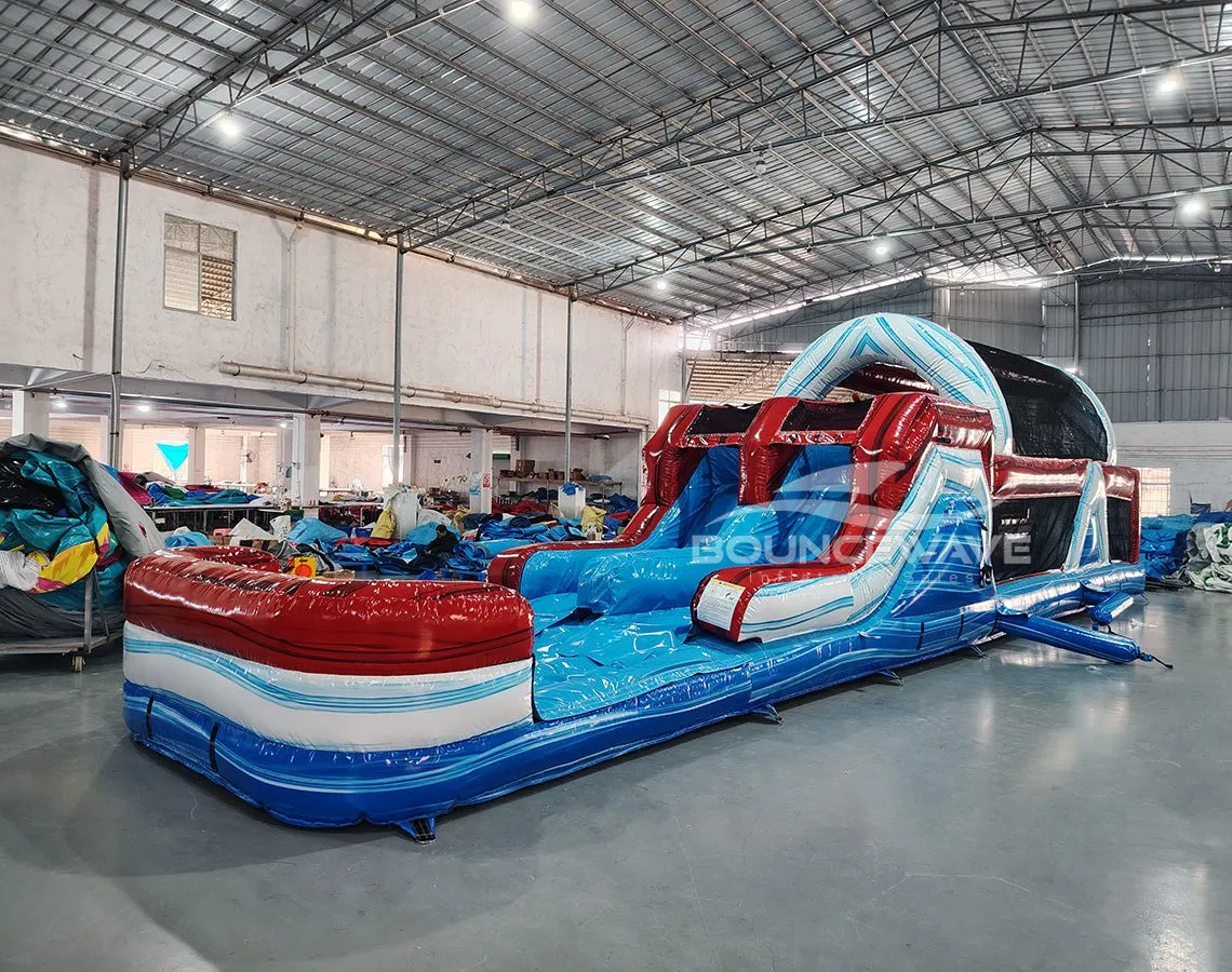 46ft American Thunder Commercial Hybrid Inflatable Obstacle Course