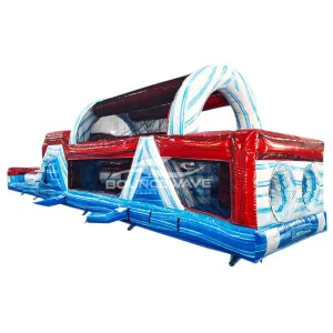 46ft American Thunder Commercial Hybrid Inflatable Obstacle Course