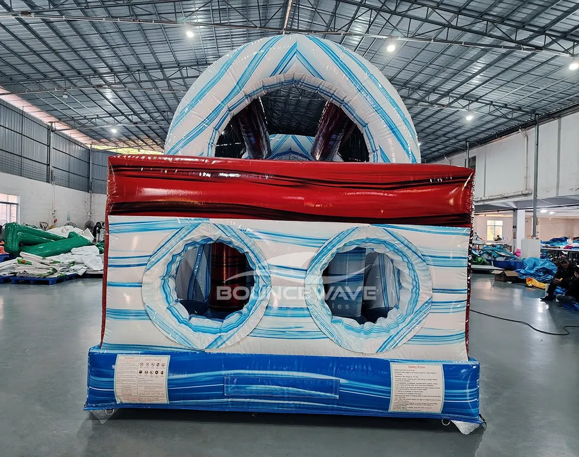 46ft American Thunder Commercial Hybrid Inflatable Obstacle Course