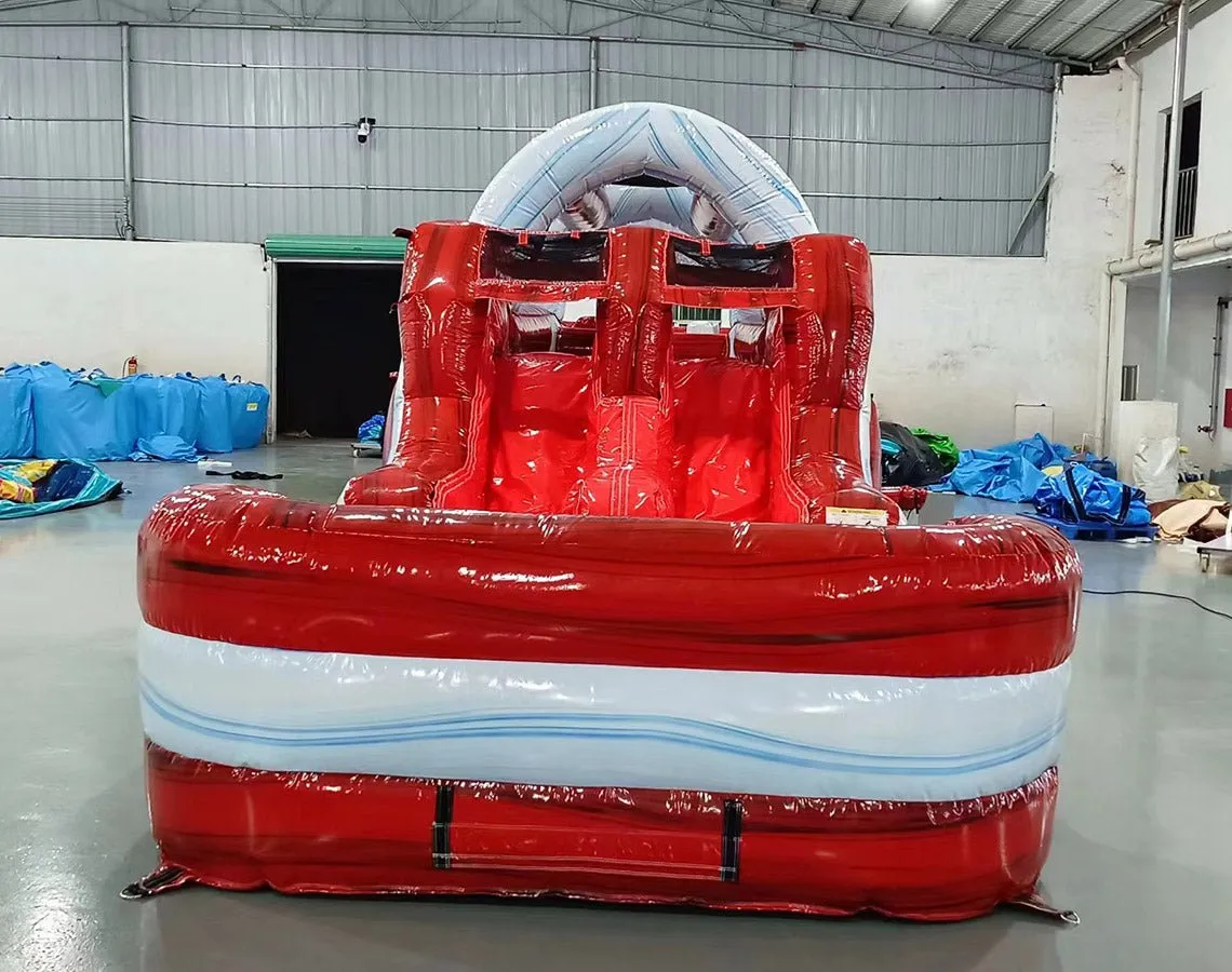 46ft Crimson Bay Commercial Hybrid Inflatable Obstacle Course