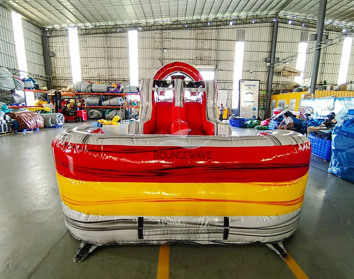 46ft Fire Island Hybrid Inflatable Obstacle Course