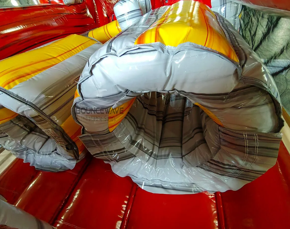 46ft Fire Island Hybrid Inflatable Obstacle Course