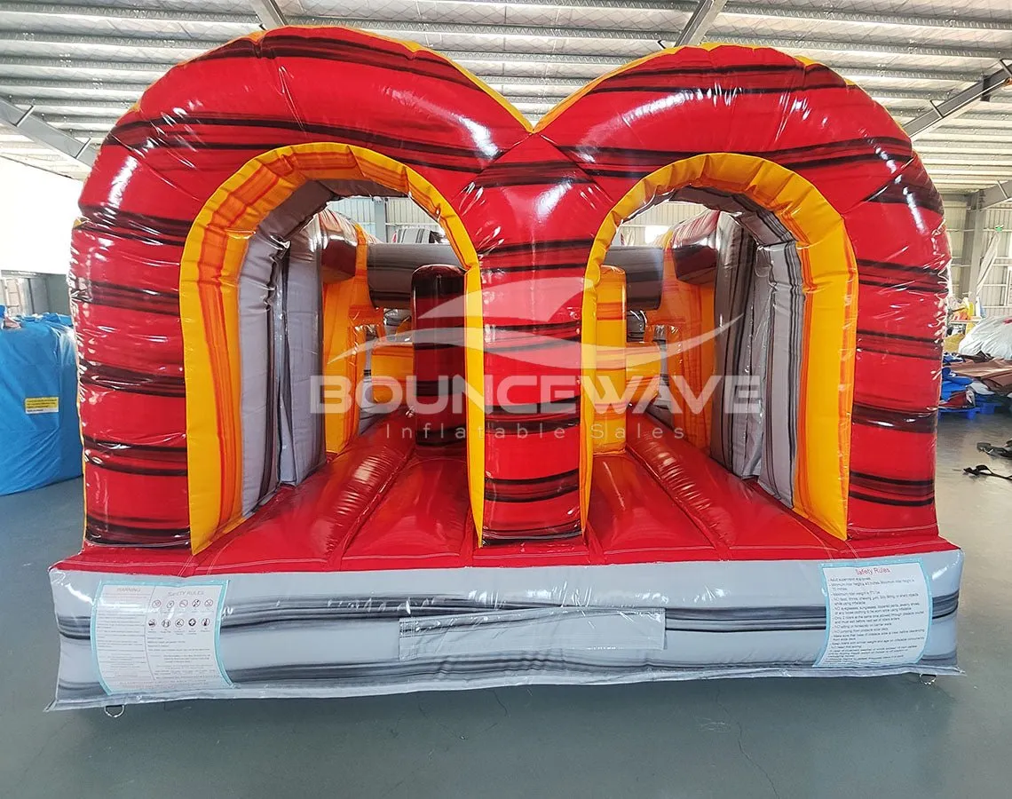 46ft Fire Island "Flash" Hybrid Inflatable Obstacle Course