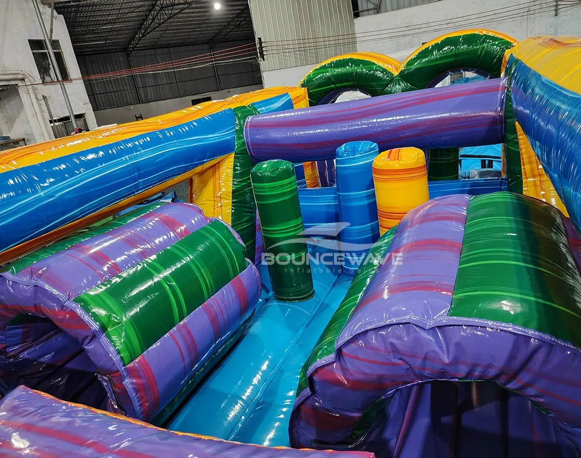 46ft Goombay "Flash" Hybrid Inflatable Obstacle Course