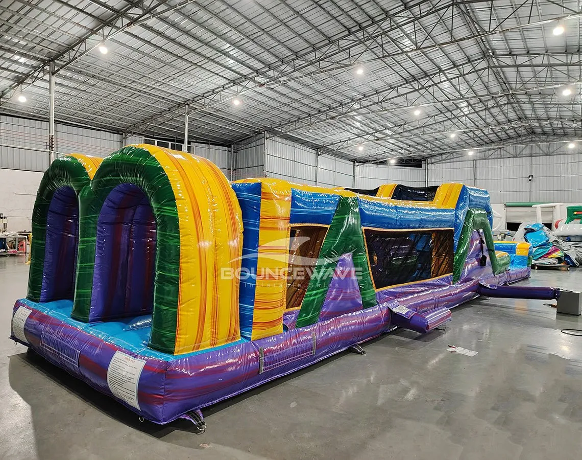 46ft Goombay "Flash" Hybrid Inflatable Obstacle Course