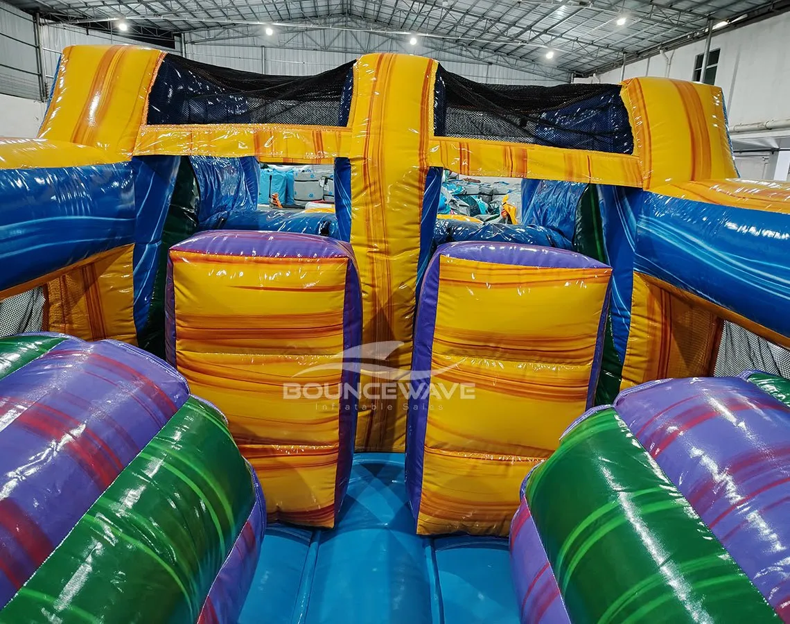 46ft Goombay "Flash" Hybrid Inflatable Obstacle Course
