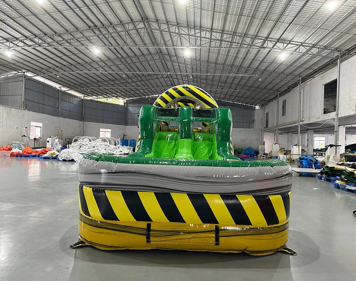 46ft Hazardous Commercial Hybrid Inflatable Obstacle Course