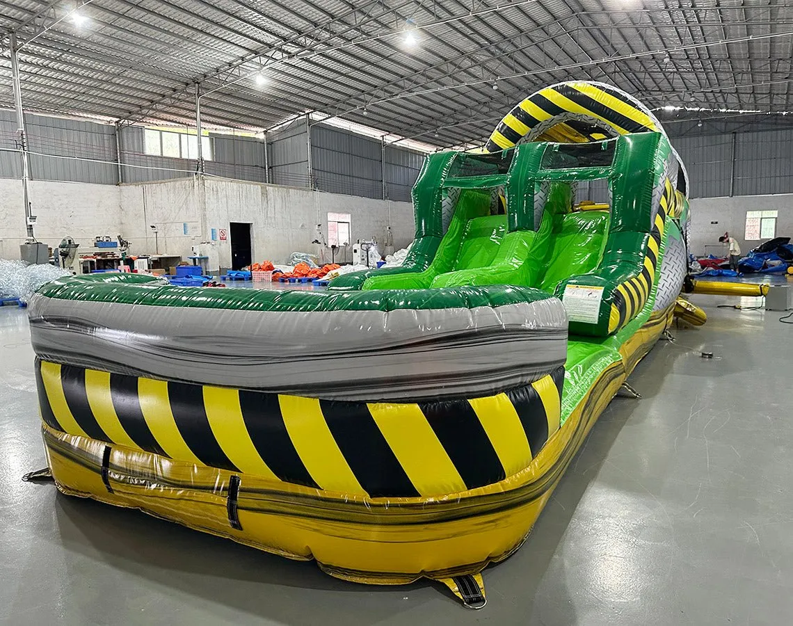 46ft Hazardous Commercial Hybrid Inflatable Obstacle Course