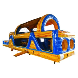 46ft Lava Falls Hybrid Inflatable Obstacle Course
