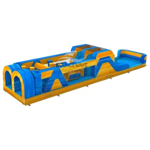 46ft Lava Falls "Flash" Hybrid Inflatable Obstacle Course