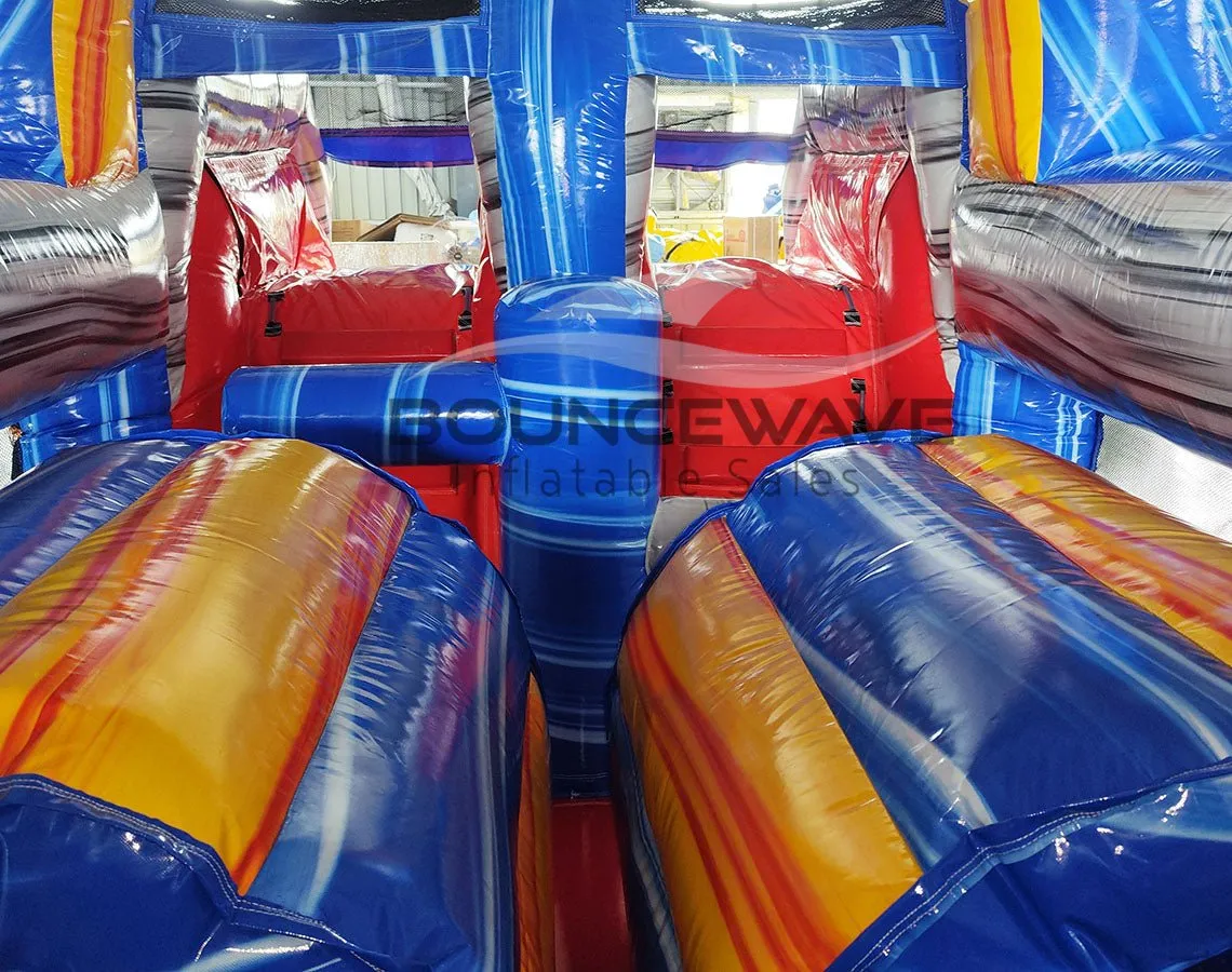 46ft Rip Curl Commercial Hybrid Inflatable Obstacle Course