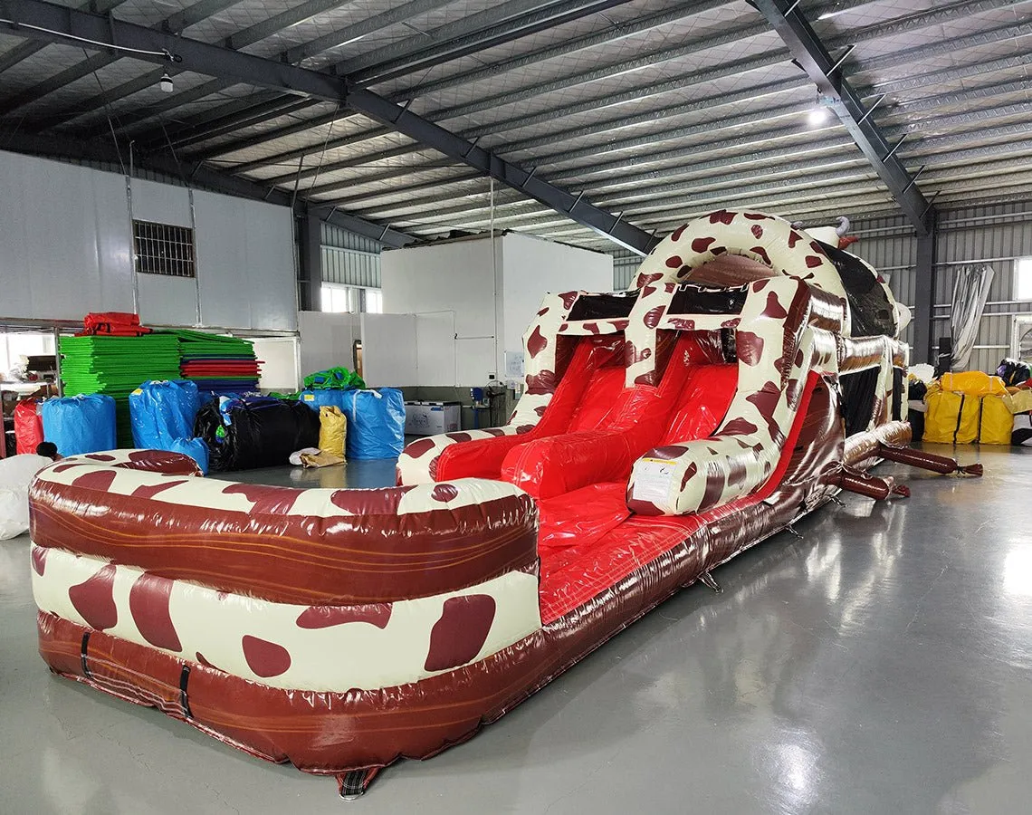 46ft Rodeo Rush Commercial Hybrid Inflatable Obstacle Course