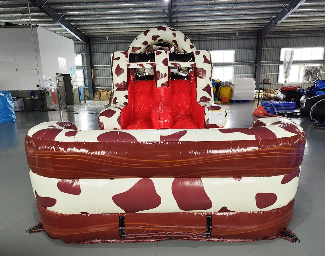 46ft Rodeo Rush Commercial Hybrid Inflatable Obstacle Course
