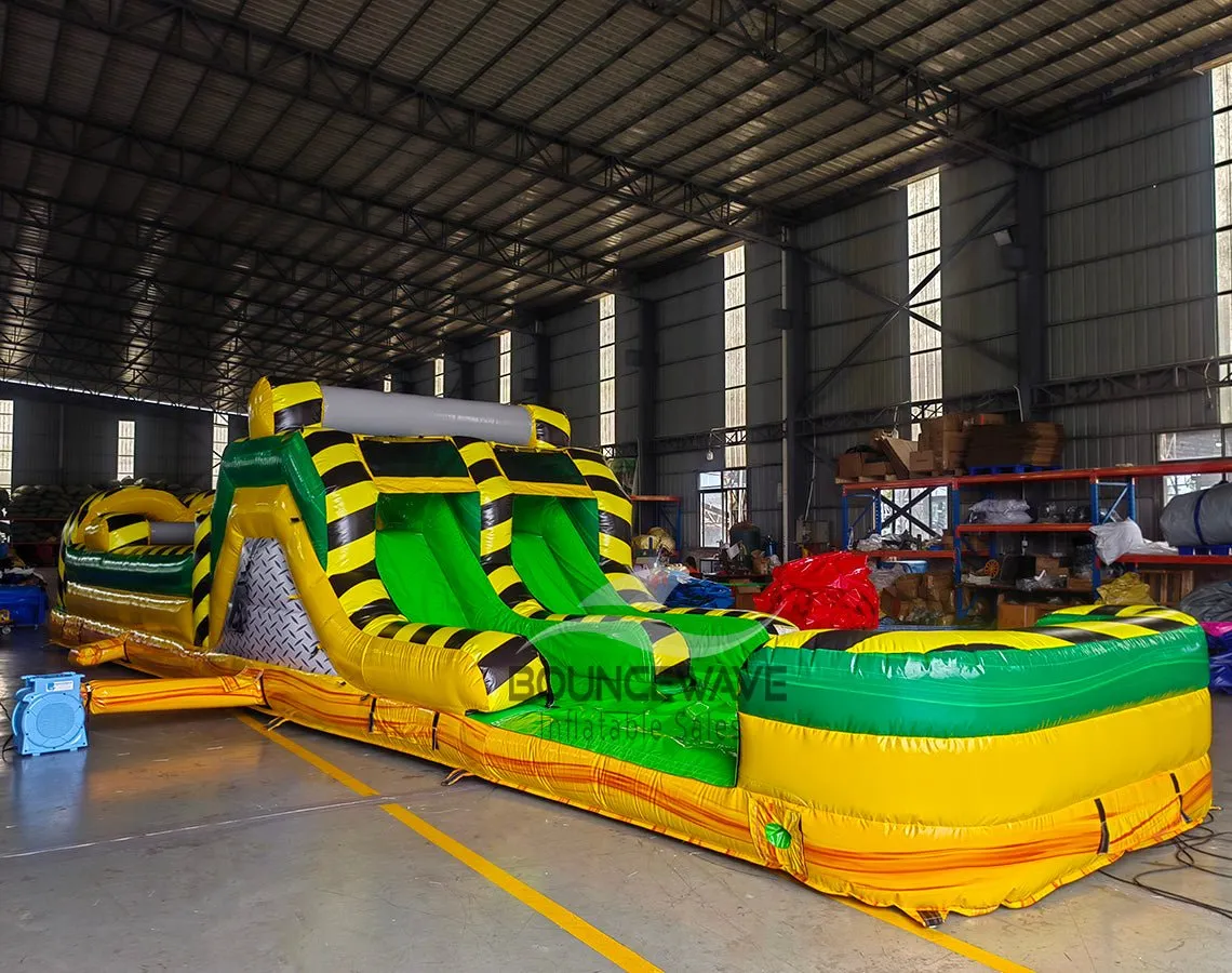 46ft Toxic "Flash" Hybrid Inflatable Obstacle Course