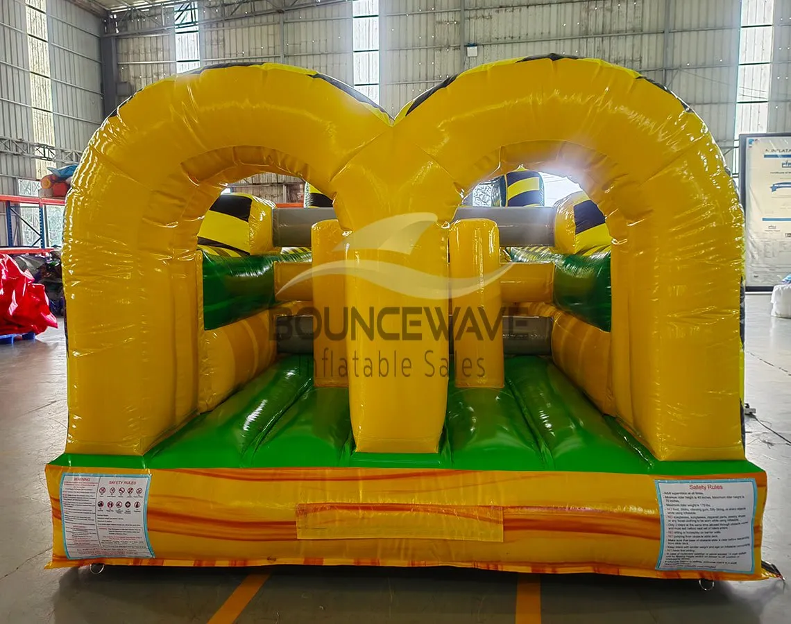 46ft Toxic "Flash" Hybrid Inflatable Obstacle Course
