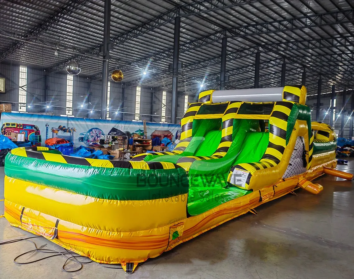 46ft Toxic "Flash" Hybrid Inflatable Obstacle Course