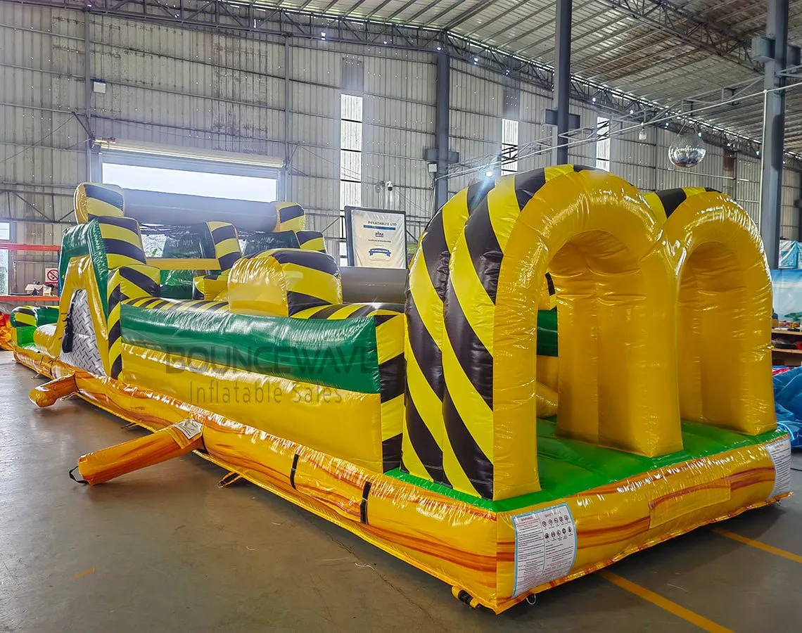 46ft Toxic "Flash" Hybrid Inflatable Obstacle Course