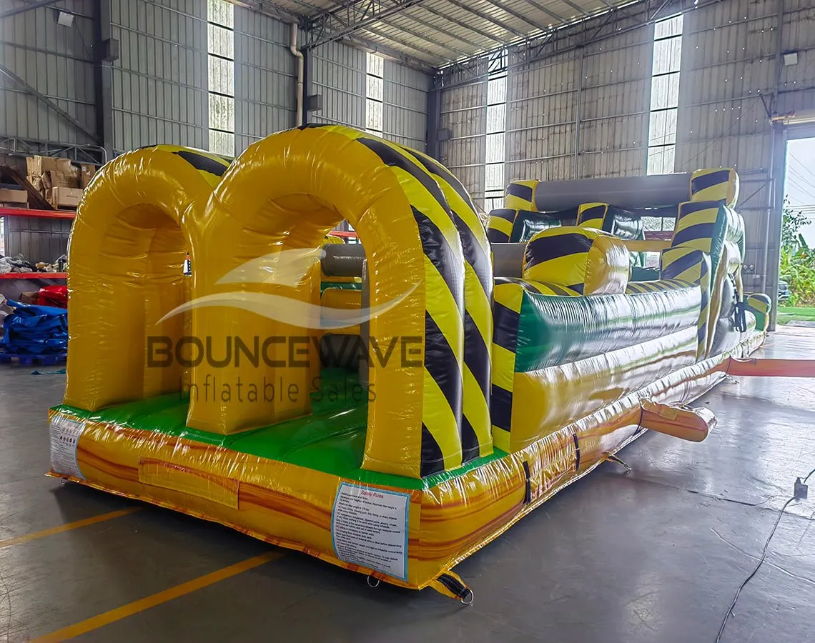 46ft Toxic "Flash" Hybrid Inflatable Obstacle Course