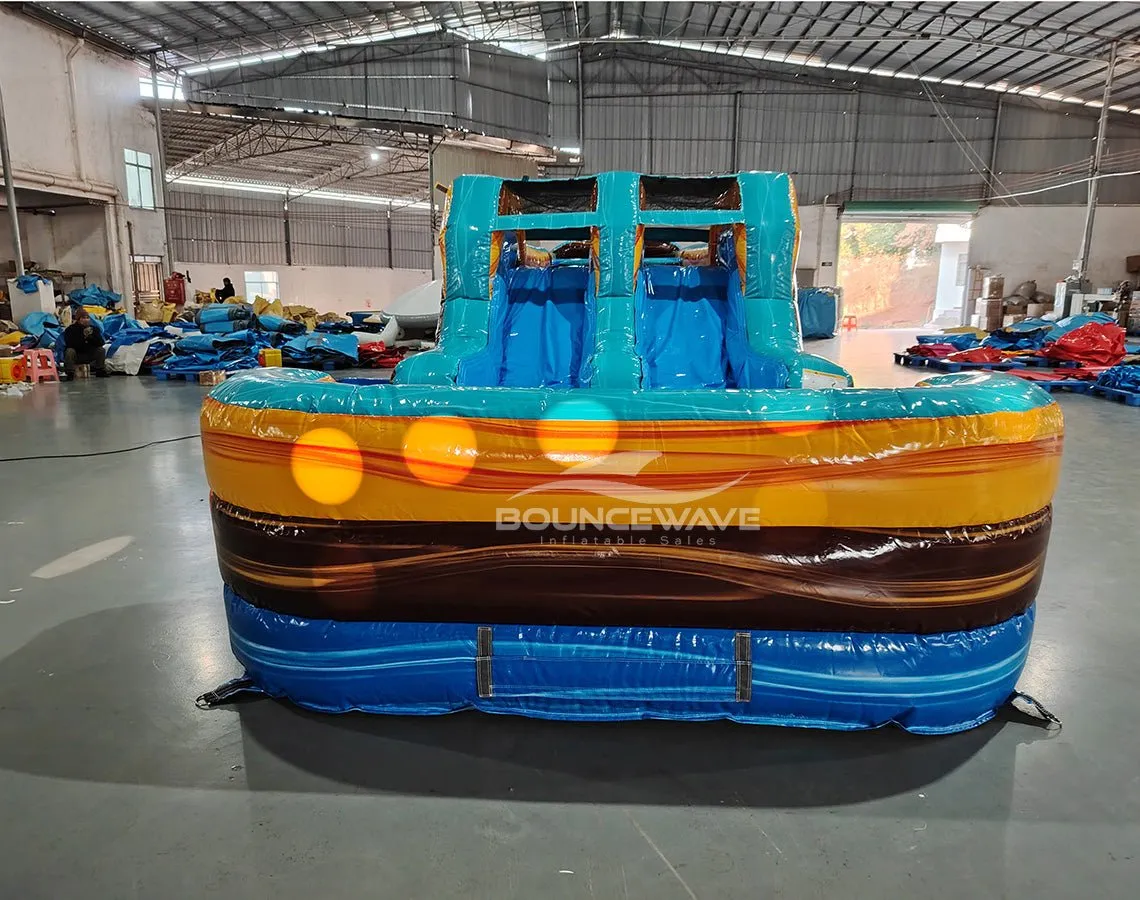46ft Tropic Shock "Flash" Hybrid Inflatable Obstacle Course