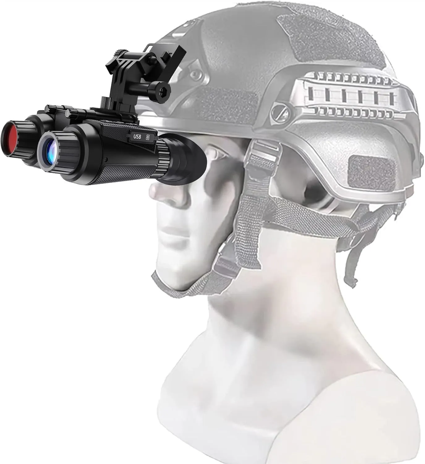 4K Head-Mounted Night Vision Goggles & Binoculars for Adults – Infrared NVG with Manual Focus & 8X Digital Zoom for Hunting, Camping, and Outdoor Surveillance